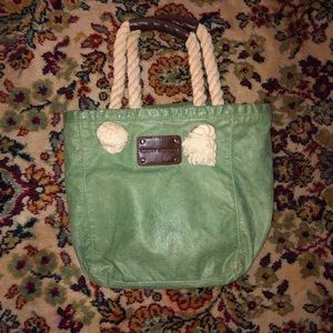 Tommy Hilfiger Green Bucket Bag